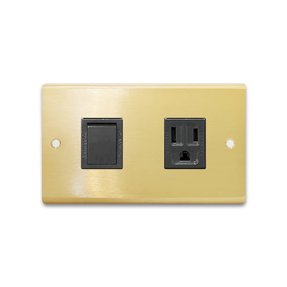 Brass switch panel-Japanese style 