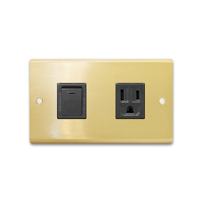 Brass switch panel-Japanese style 
