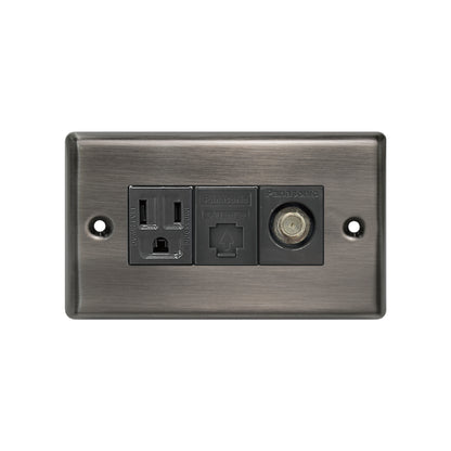 Obsidian black stainless steel panel-Japanese style 