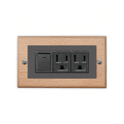 Solid beech wood-thin frame-Japanese style panel 