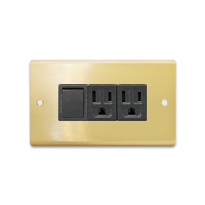 Brass switch panel-Japanese style 