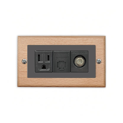 Solid beech wood-thin frame-Japanese style panel 