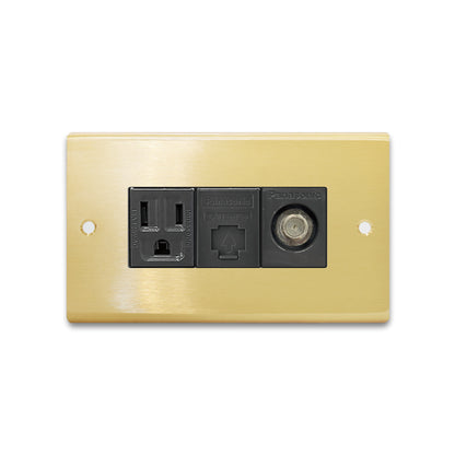 Brass switch panel-Japanese style 