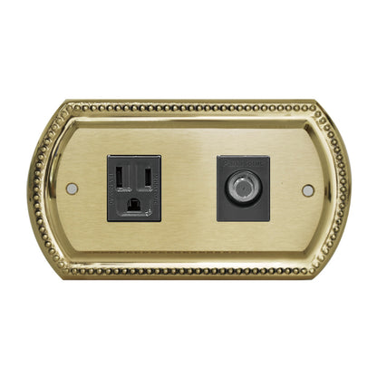 復古黃銅開關面板-日式 - DnH LOFT Shop