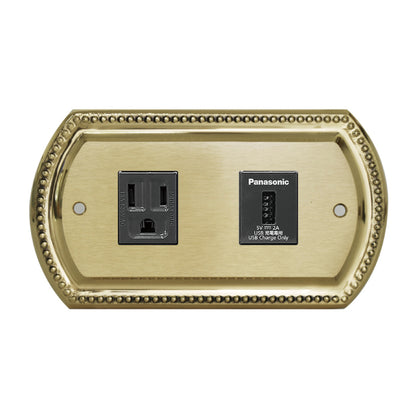 復古黃銅開關面板-日式 - DnH LOFT Shop