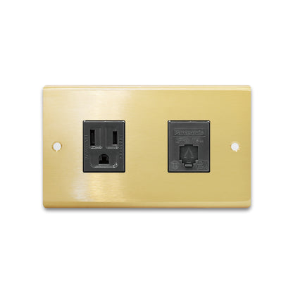 Brass switch panel-Japanese style 