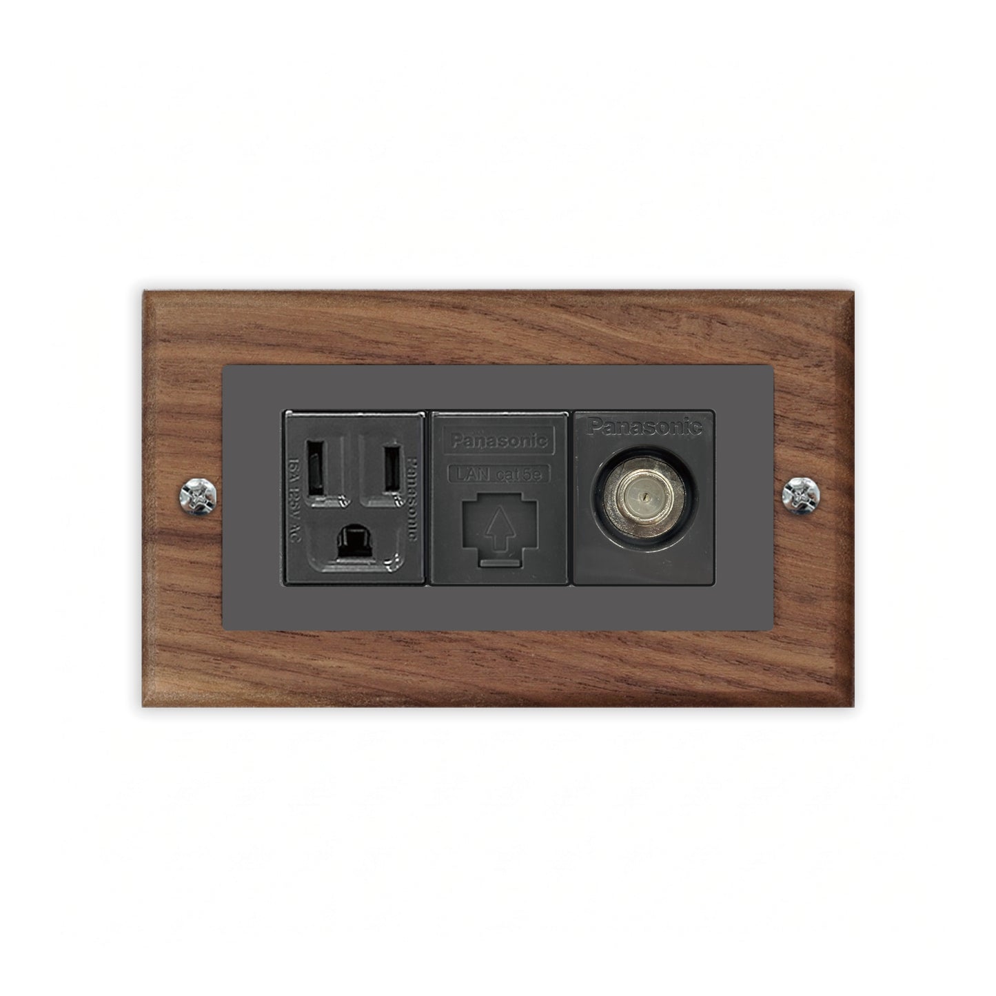 Solid walnut wood-thin frame-Japanese style panel 