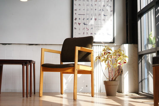 丹麥 深褐色 橡木扶手椅