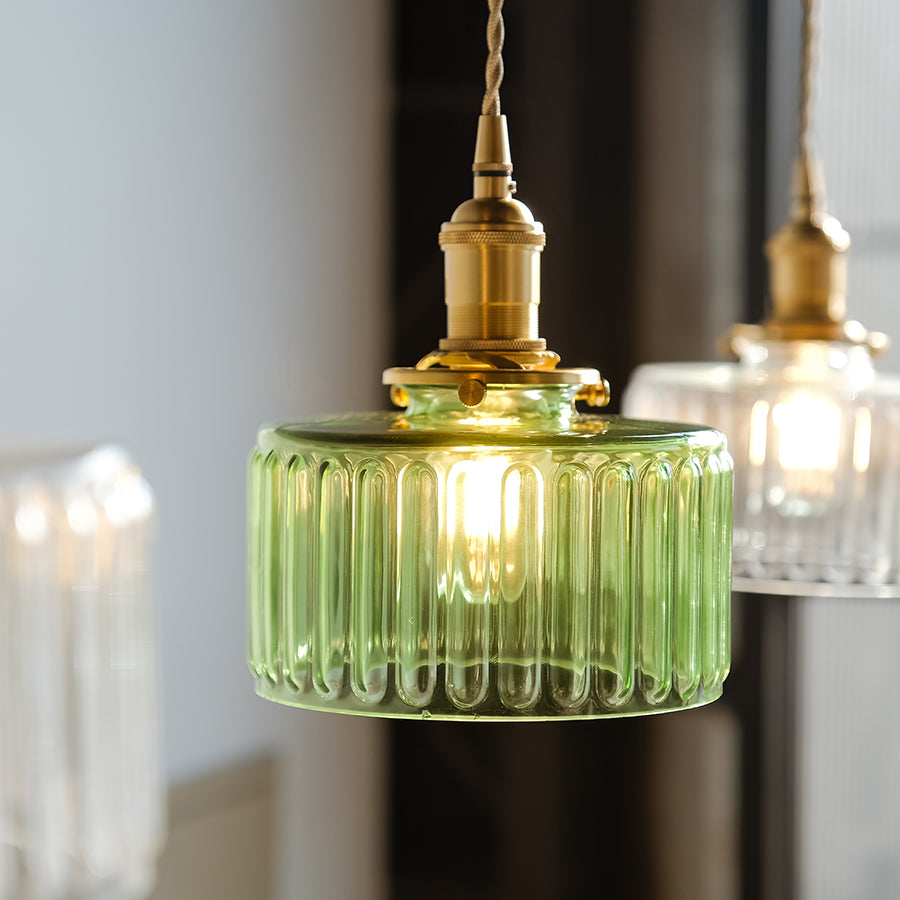 Classical glass chandelier-Emily#Light Green