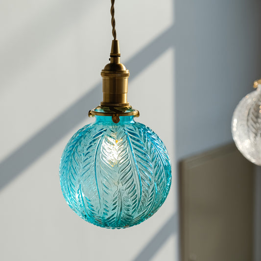 Classical glass chandelier-tropical style #blue