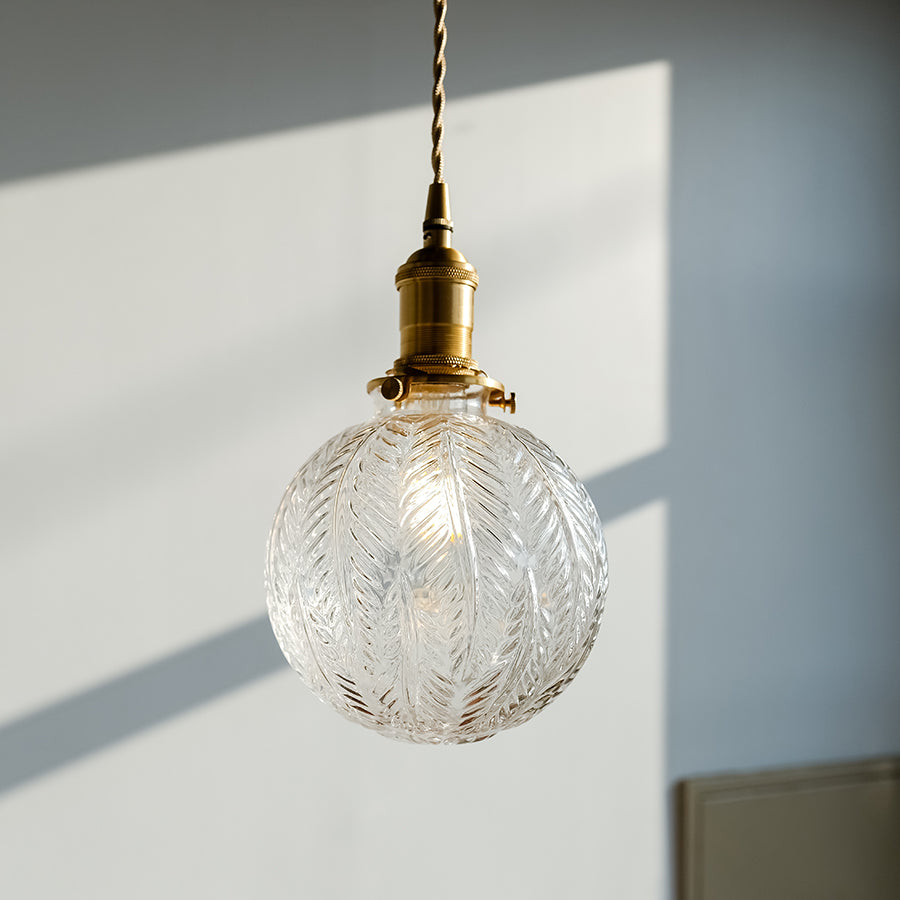 古典玻璃 吊燈-熱帶風情#透明