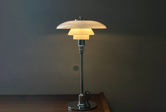 LOUIS POULSEN PH 2/1 TABLE LAMP-銀色