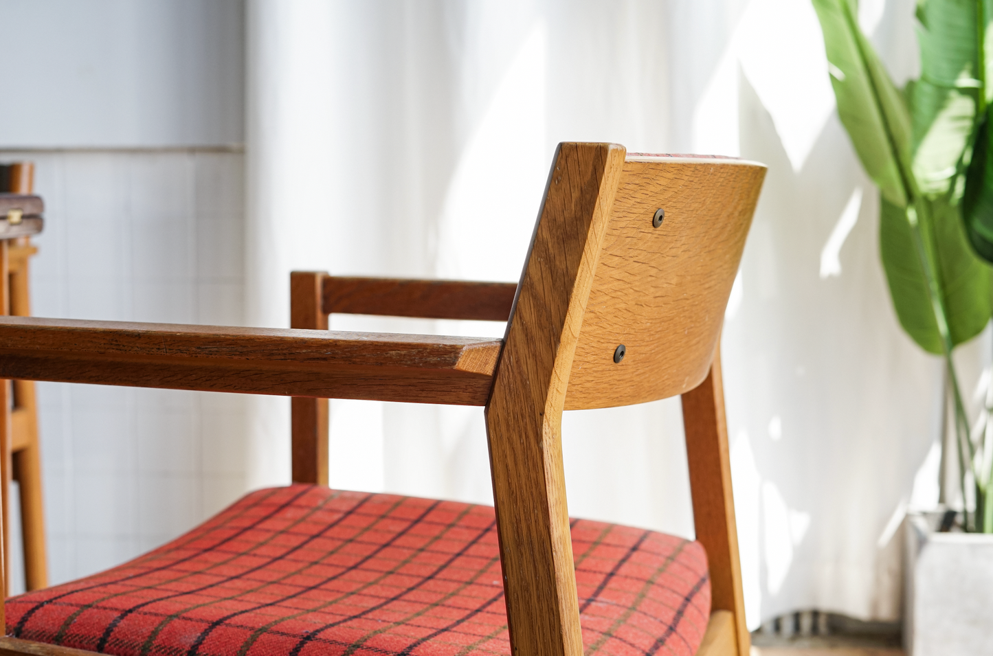 Borge Mogensen MODEL 101 格紋 扶手椅
