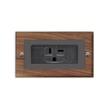 Solid walnut wood-thin frame-Japanese style panel 