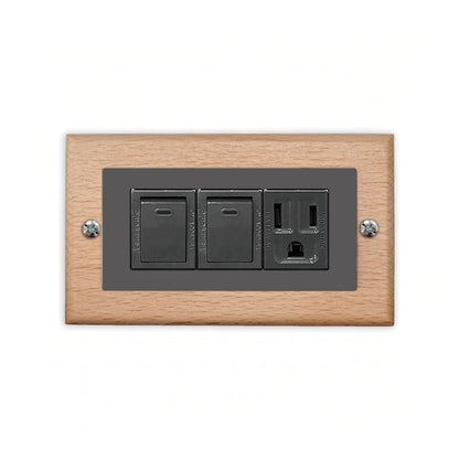 Solid beech wood-thin frame-Japanese style panel 