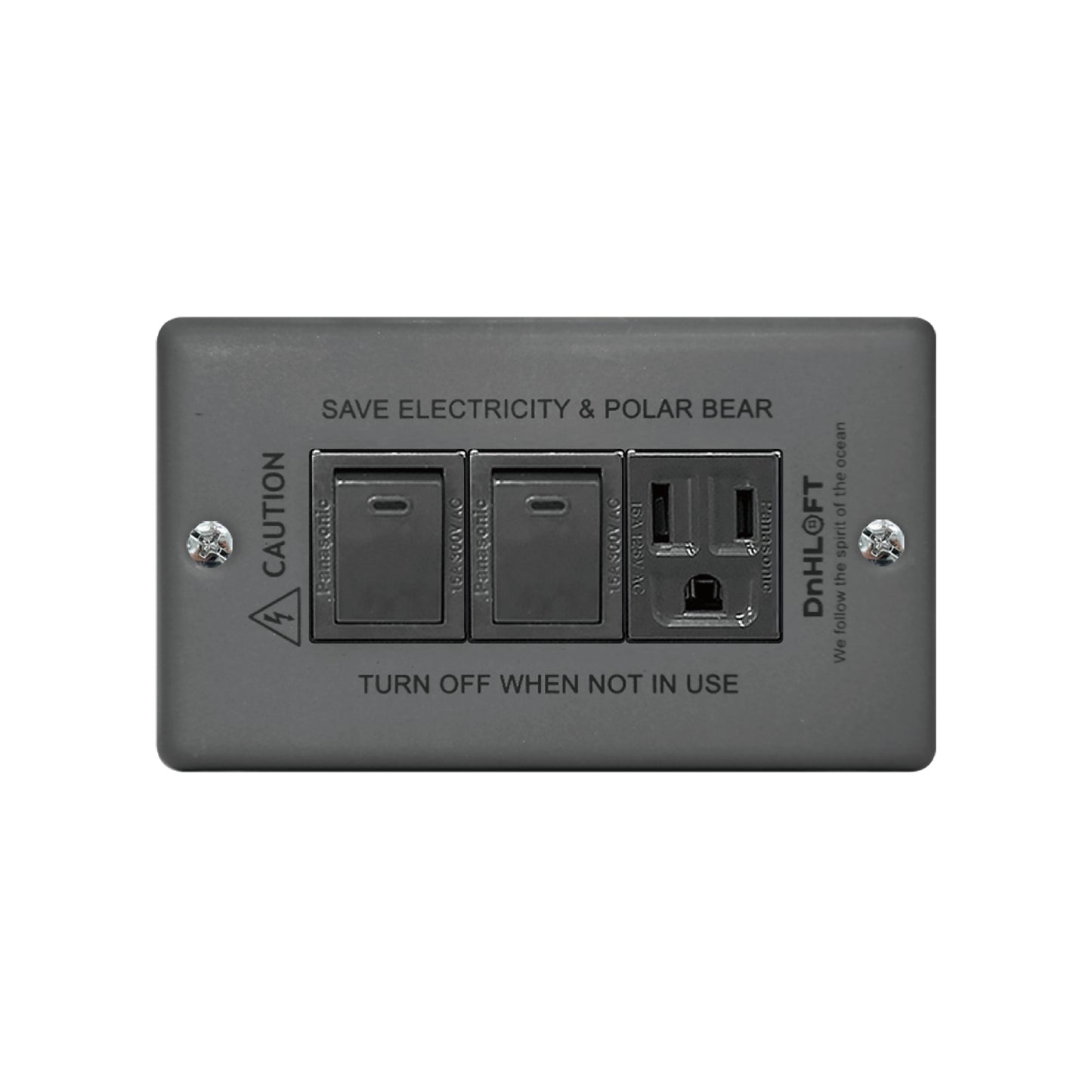 海洋永續面板-日式 #鐵灰