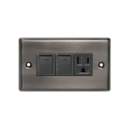 Obsidian black stainless steel panel-Japanese style 