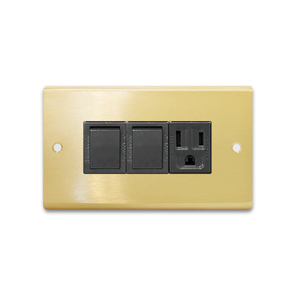 Brass switch panel-Japanese style 