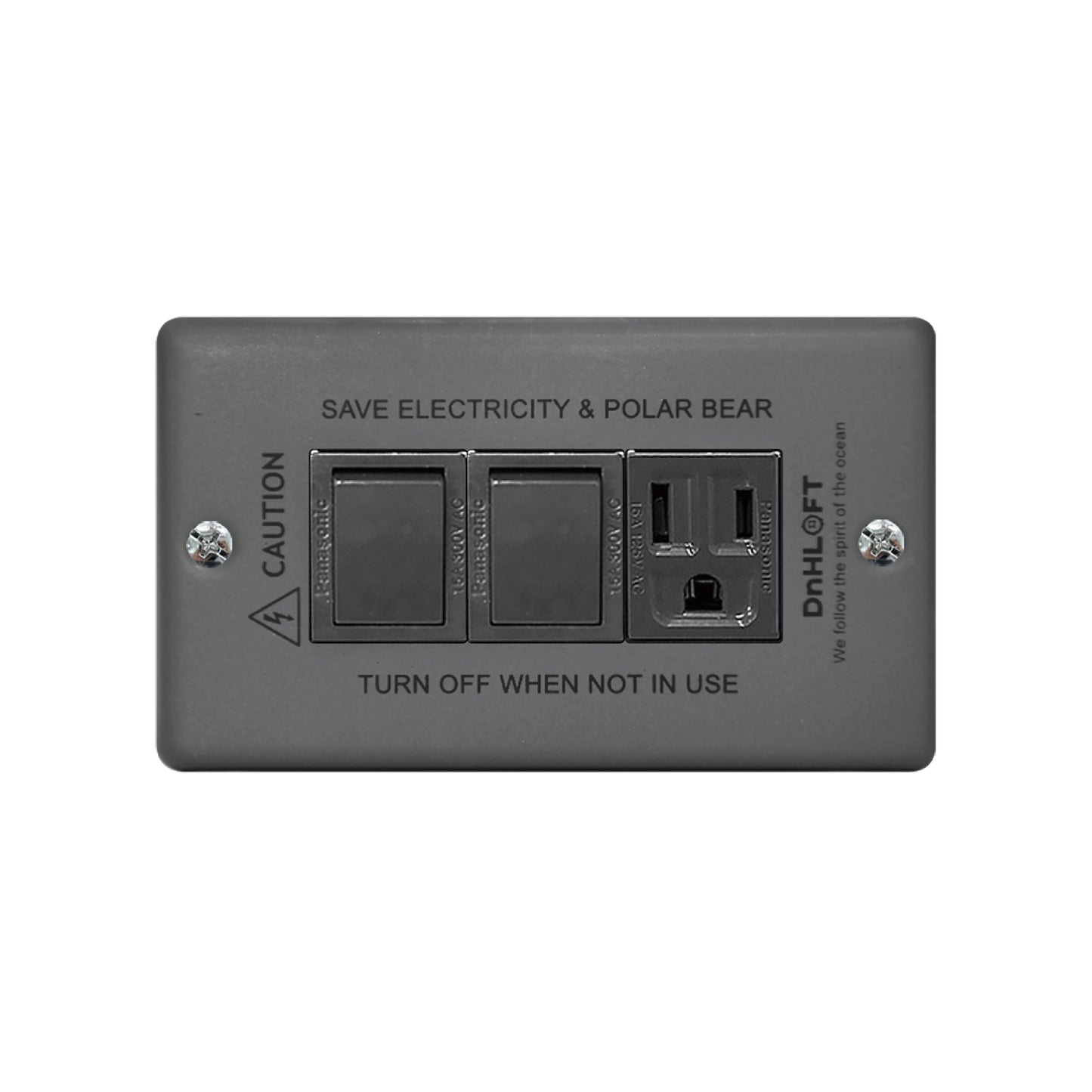 海洋永續面板-日式 #鐵灰