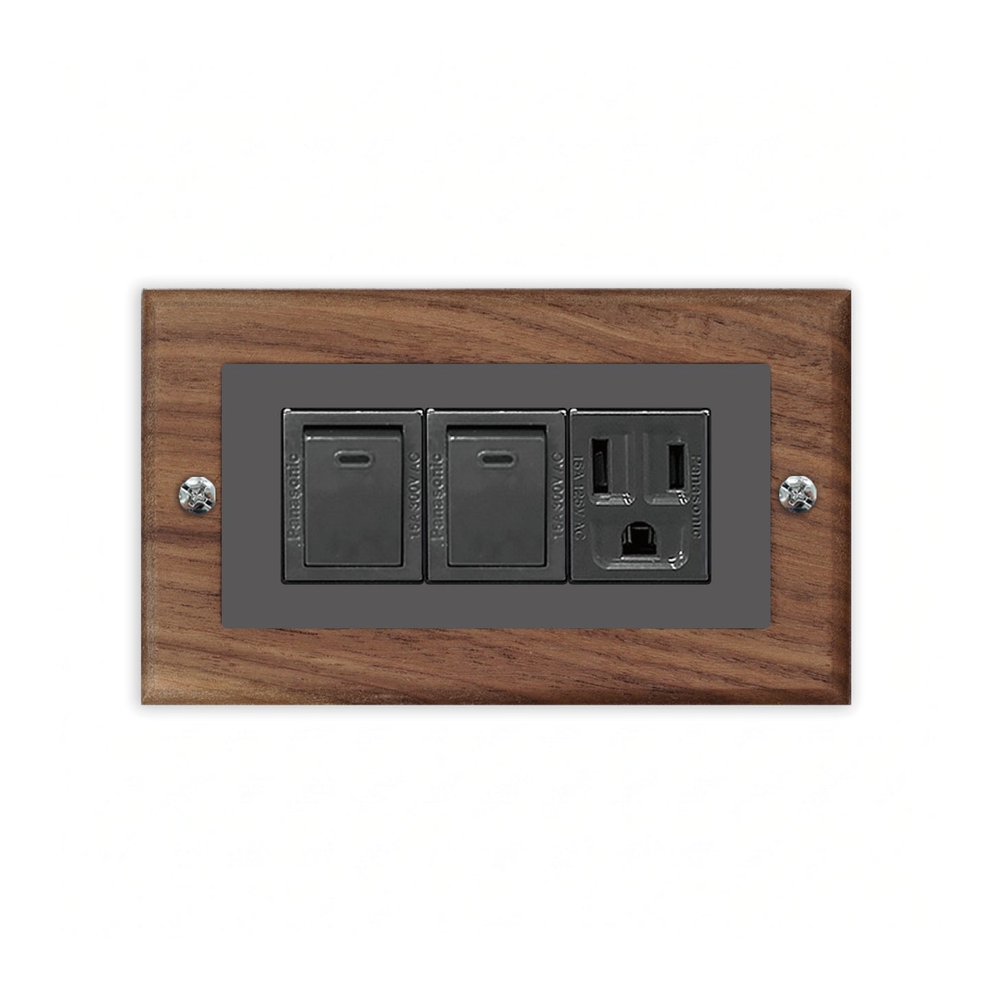 Solid walnut wood-thin frame-Japanese style panel 