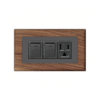 核桃木實木-細框-日式磁吸面板 - DnH LOFT Shop