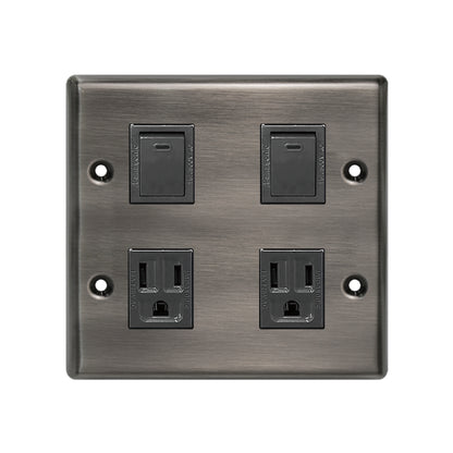 Obsidian black stainless steel panel-Japanese style 