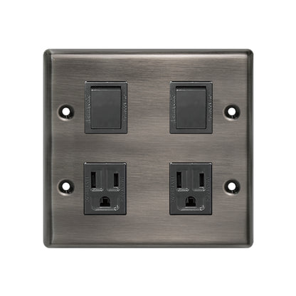 Obsidian black stainless steel panel-Japanese style 