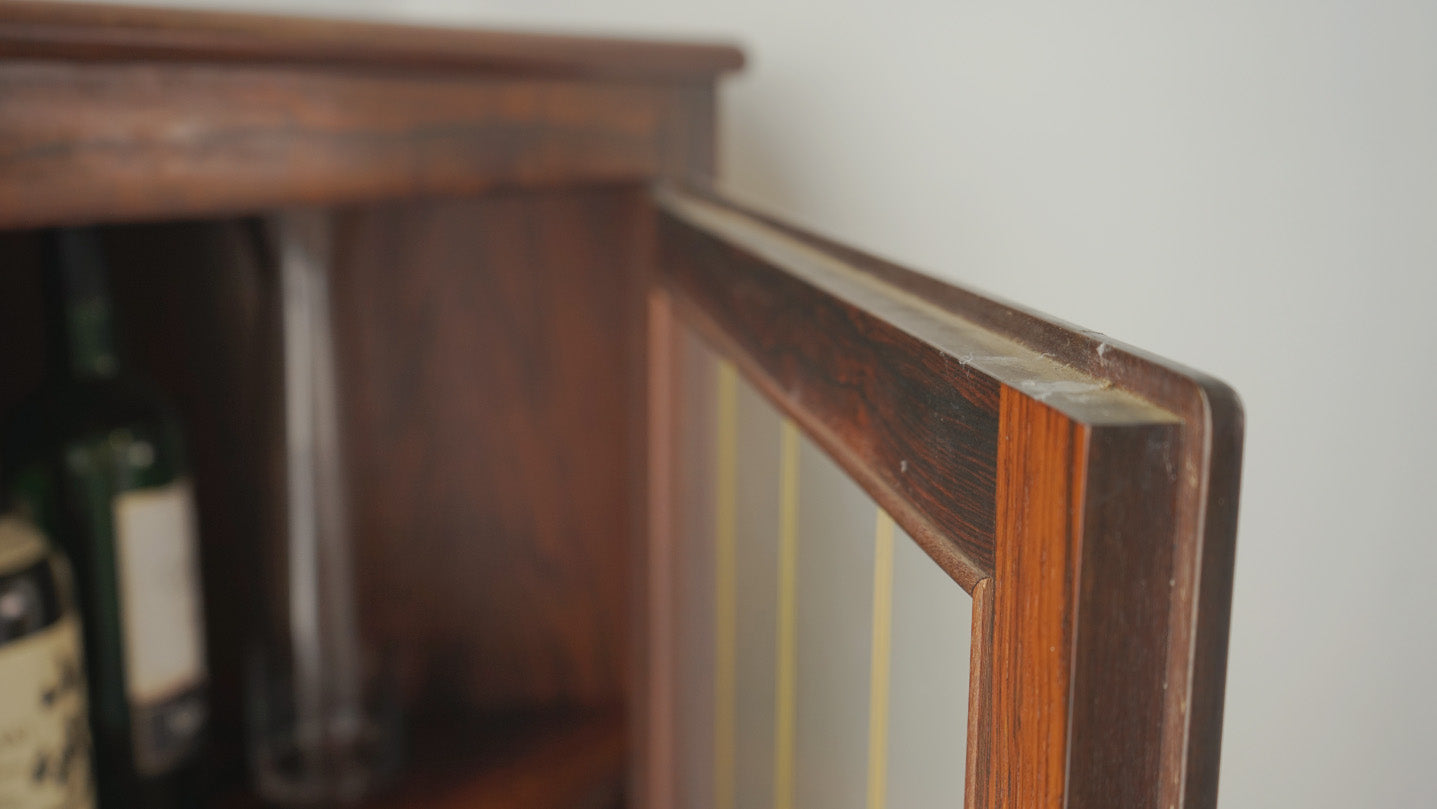 丹麥 玫瑰木 古典 轉角櫃