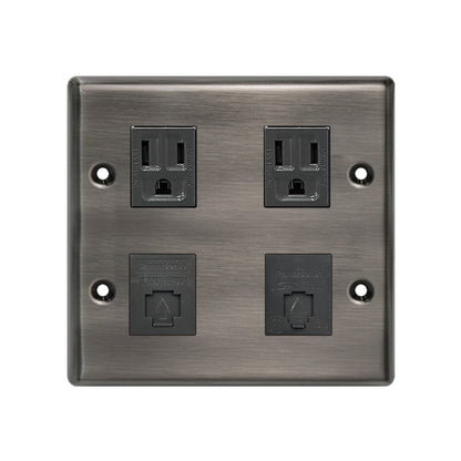 Obsidian black stainless steel panel-Japanese style 