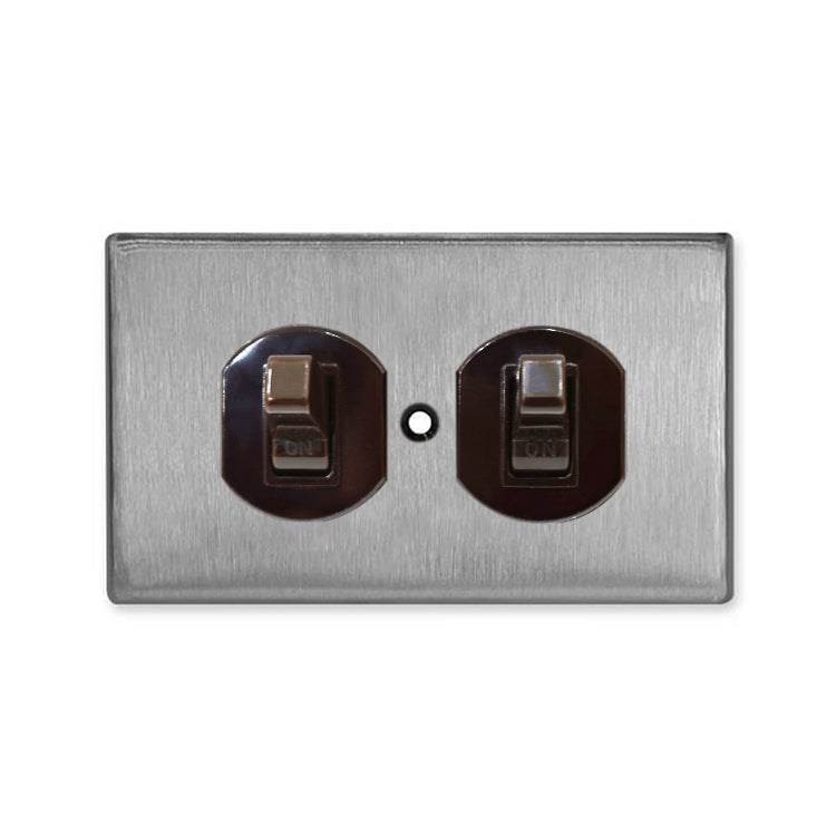 Metal series American copper switch socket