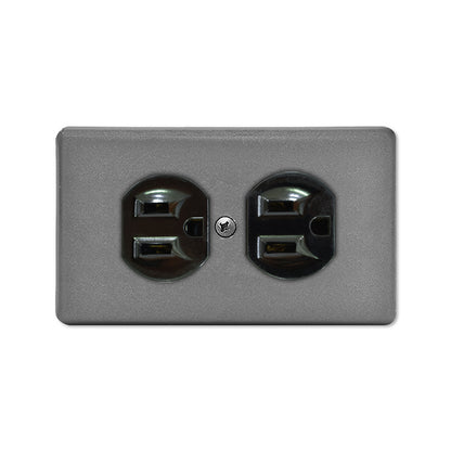 Metal series American copper switch socket