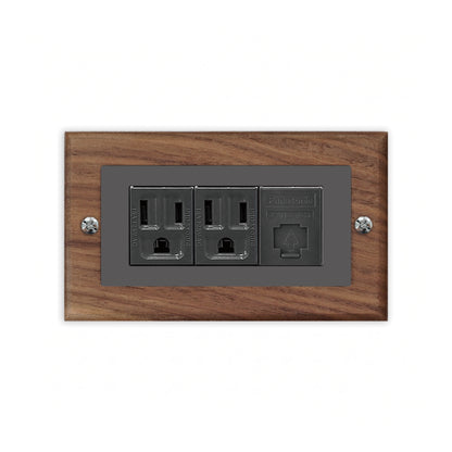 Solid walnut wood-thin frame-Japanese style panel 