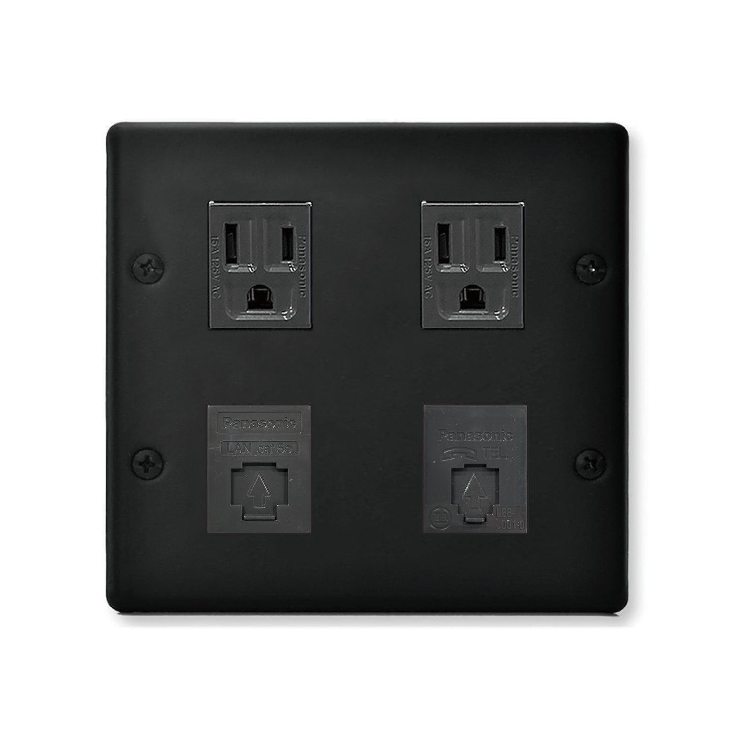 Matt black-Japanese style panel 