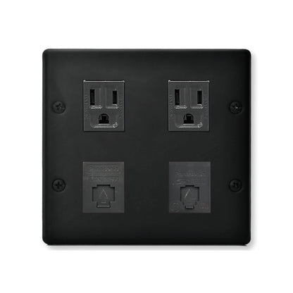 Matt black-Japanese style panel 