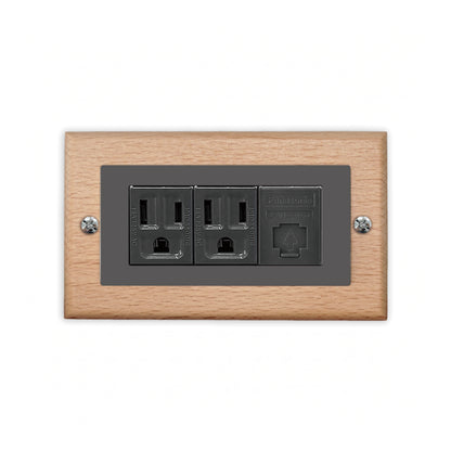 Solid beech wood-thin frame-Japanese style panel 