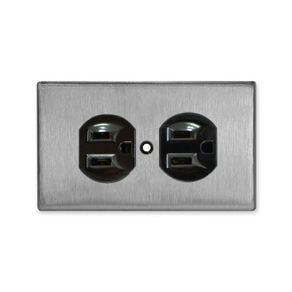 Metal series American copper switch socket