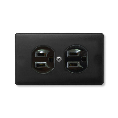Metal series American copper switch socket