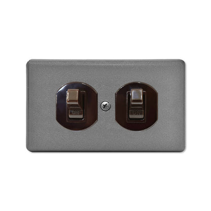 Metal series American copper switch socket