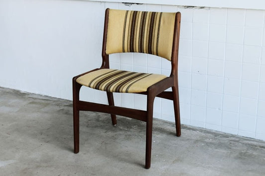 丹麥 鐵刀木 復古坐墊餐椅