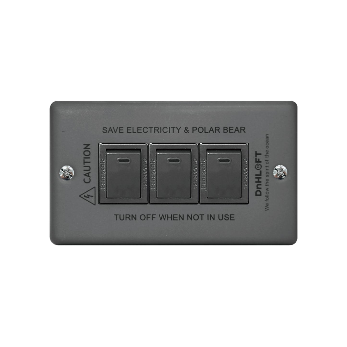 海洋永續面板-日式 #鐵灰