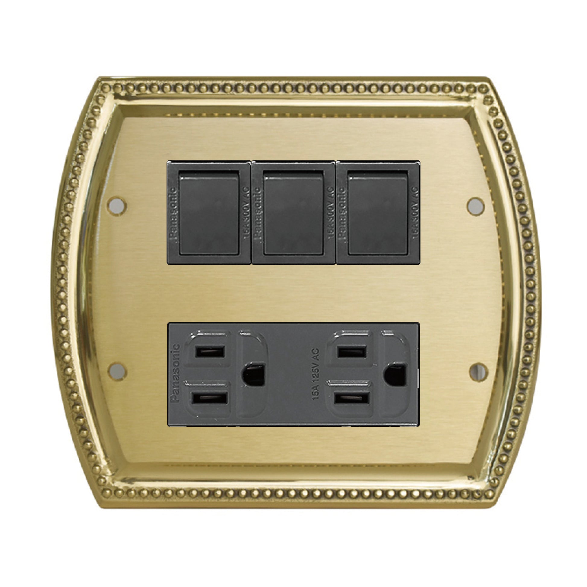 復古黃銅開關面板-日式 - DnH LOFT Shop