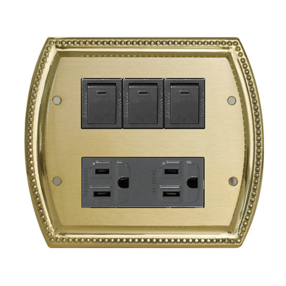 復古黃銅開關面板-日式 - DnH LOFT Shop