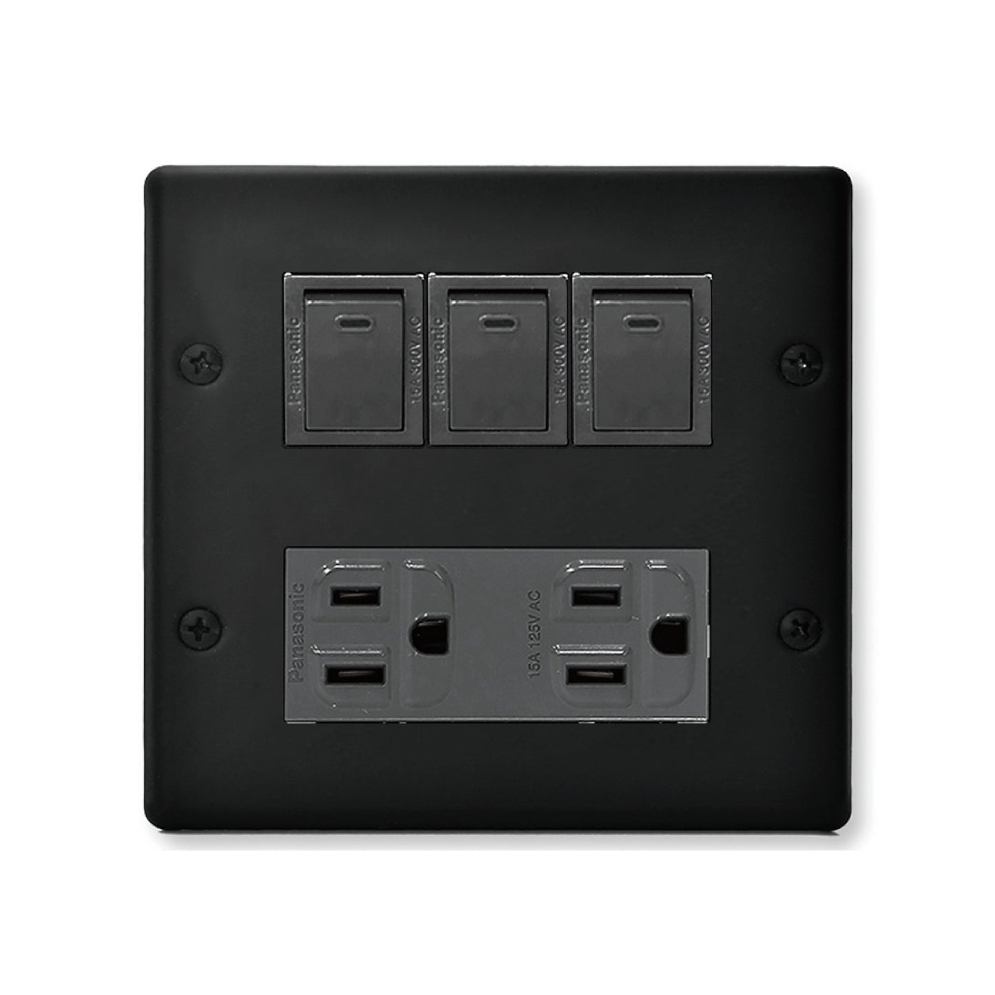 Matt black-Japanese style panel 