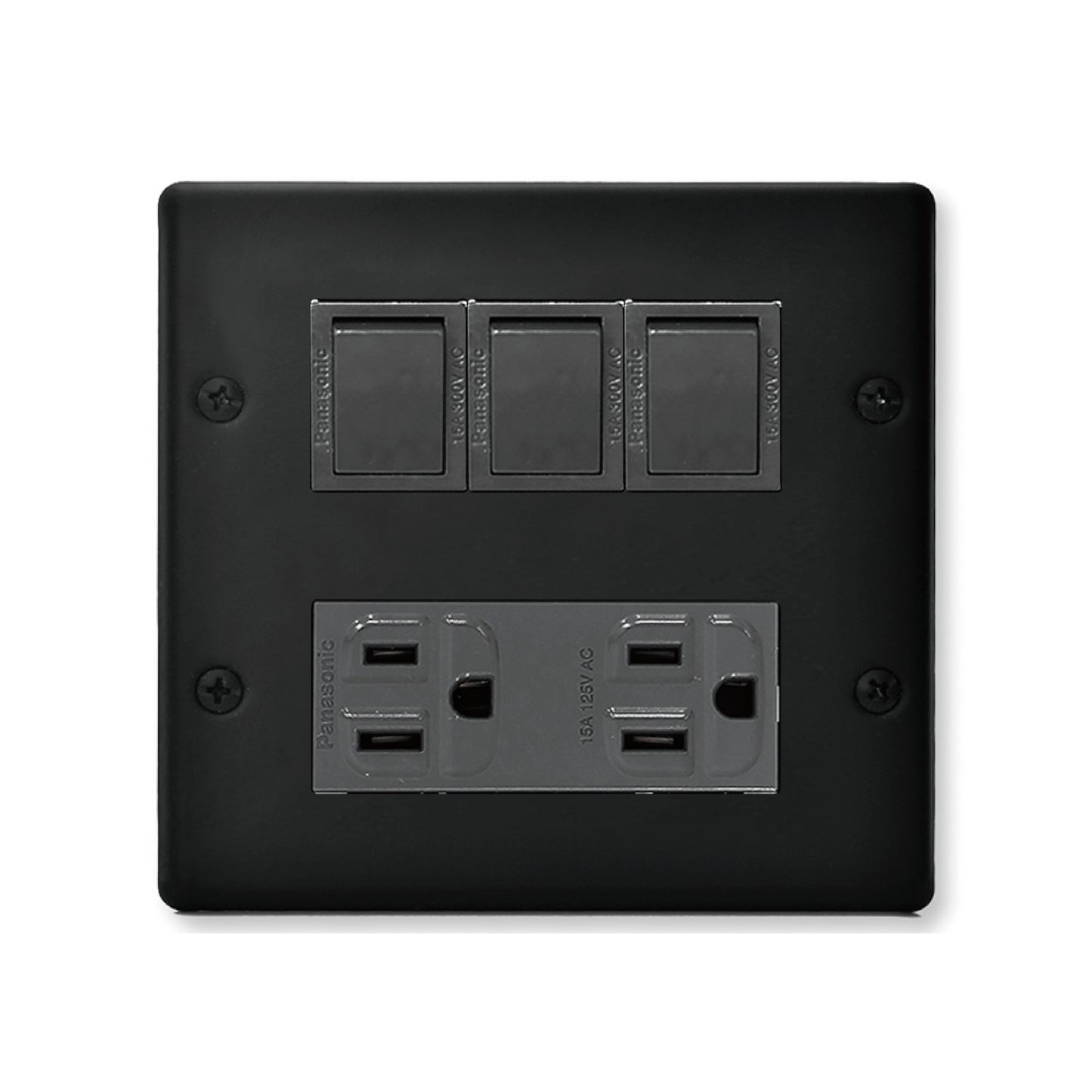 Matt black-Japanese style panel 