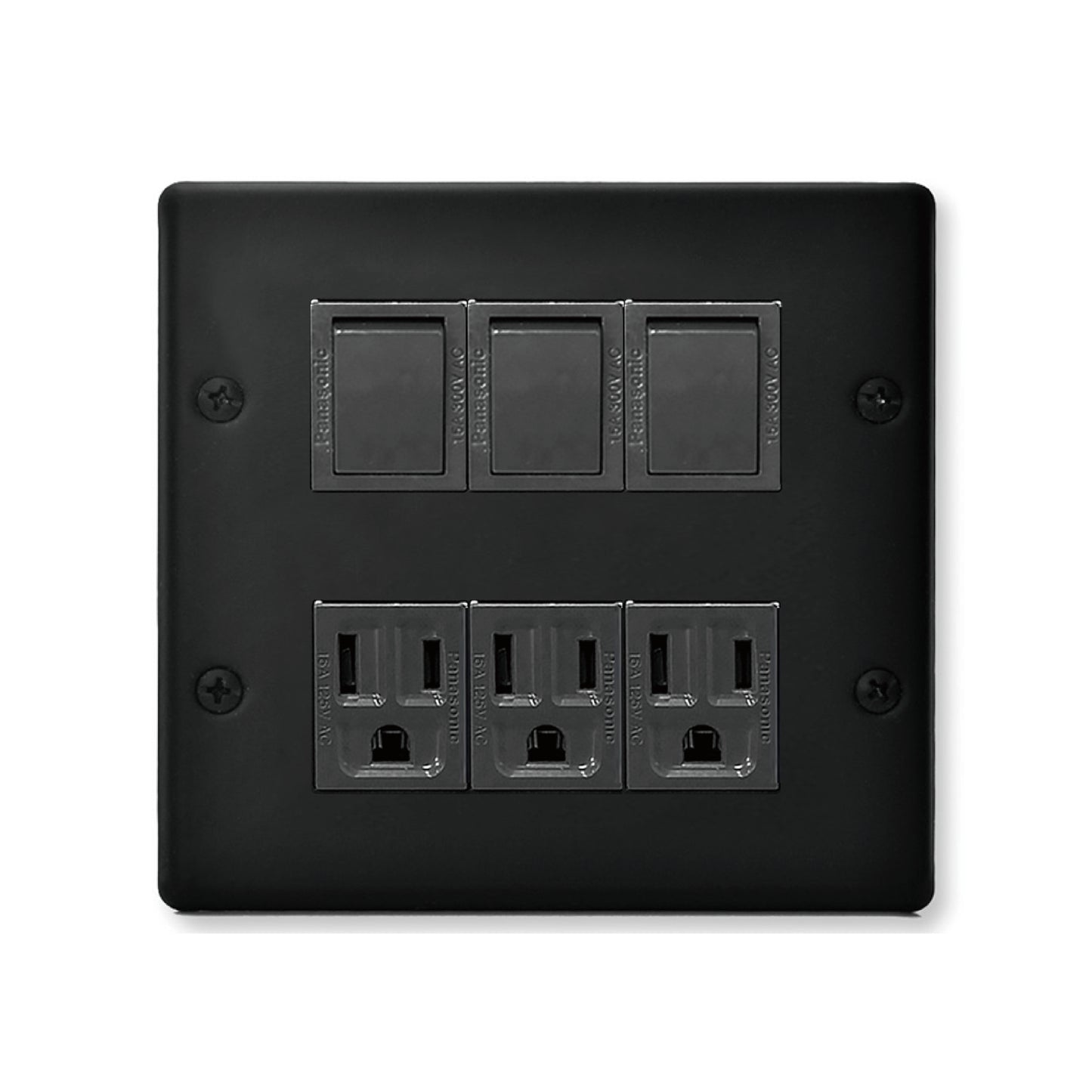 Matt black-Japanese style panel 