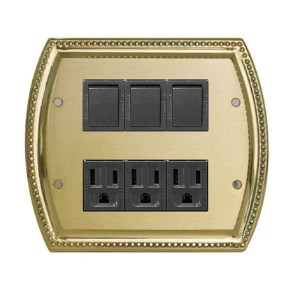 復古黃銅開關面板-日式 - DnH LOFT Shop