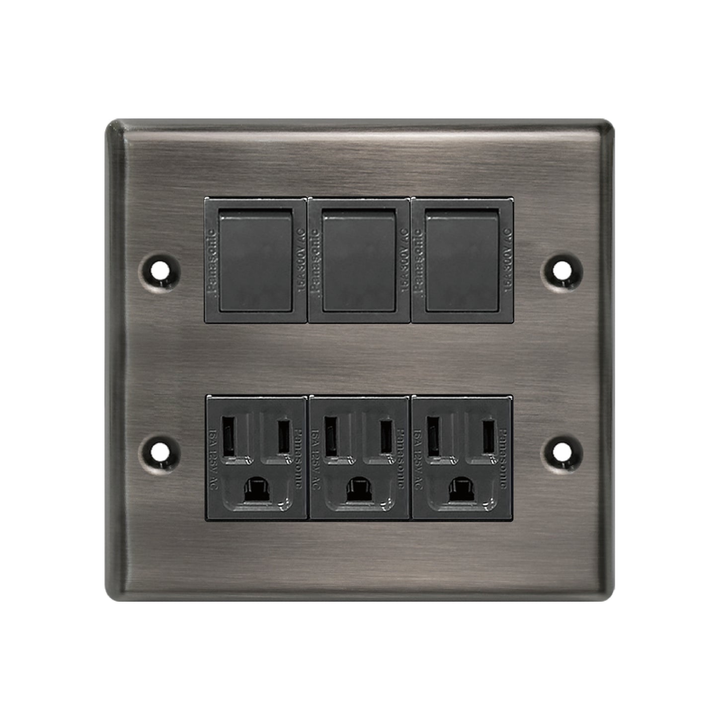 Obsidian black stainless steel panel-Japanese style 