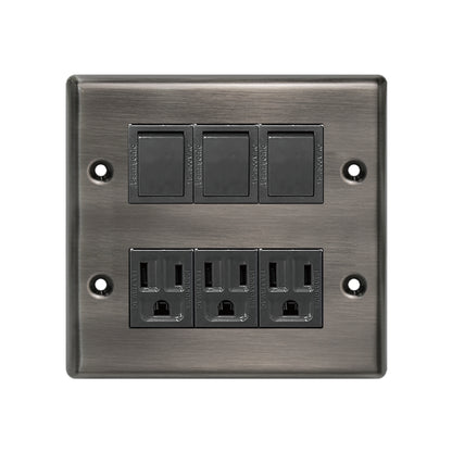 Obsidian black stainless steel panel-Japanese style 