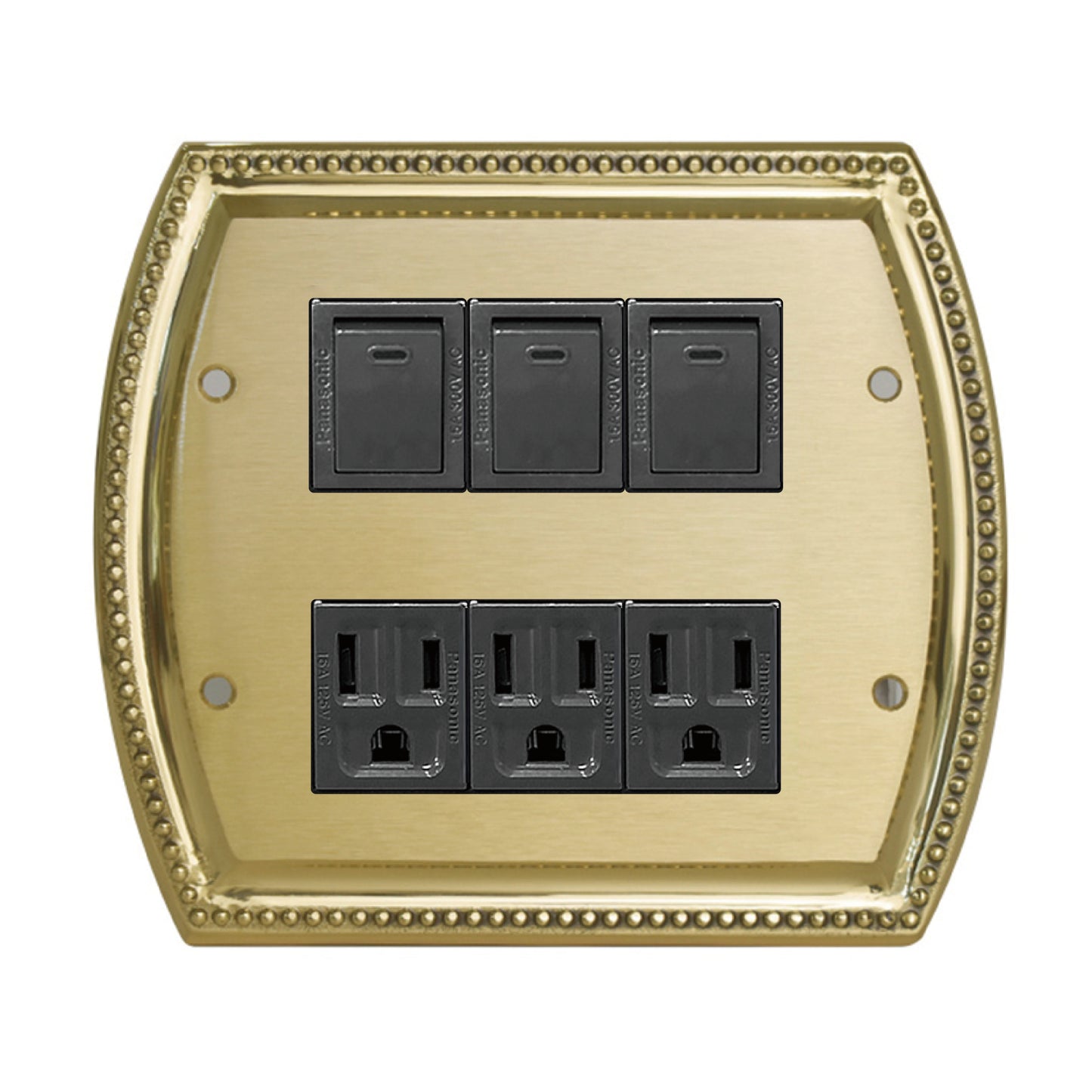 復古黃銅開關面板-日式 - DnH LOFT Shop