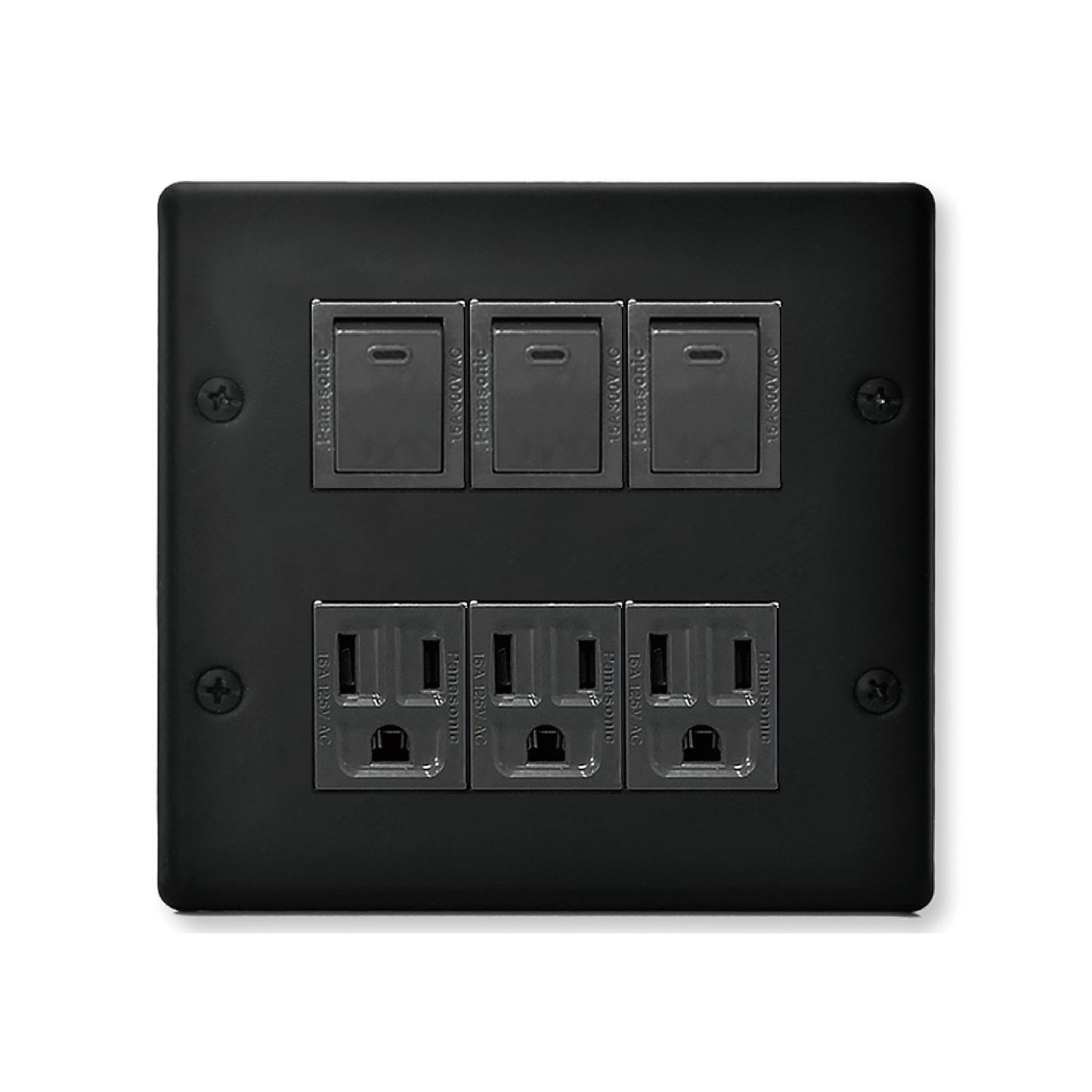 Matt black-Japanese style panel 